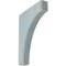 Ekena Millwork 1 3/4"W x 10"D x 12"H Clarksville Wood Vintage Decor Bracket, Driftwood Blue BKTWD02X10X12CVBU - alternate 1